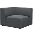 thumbnail image 5 of Modway Mingle Fauteuil d'Angle de Sofa en Tissu de Polyester de Style Moderne, Gris, 5 of 5