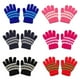 thumbnail image 1 of ColoMX 6 pares de guantes cálidos de invierno para niños, guantes elásticos de punto, guantes con dedos completos, 1 of 7