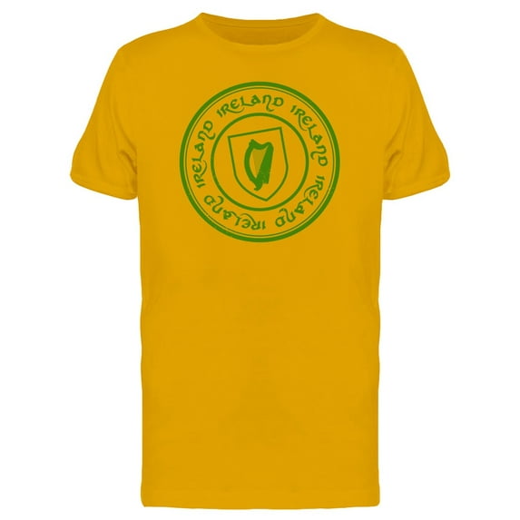 Ireland Flag Doodle Stamp Tee Men's -Image by Shutterstock
