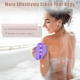 thumbnail image 5 of Unique Bargains Silicone Body Scrubber with Non-slip Hand Strap for All Skin Types Purple, 5 of 7
