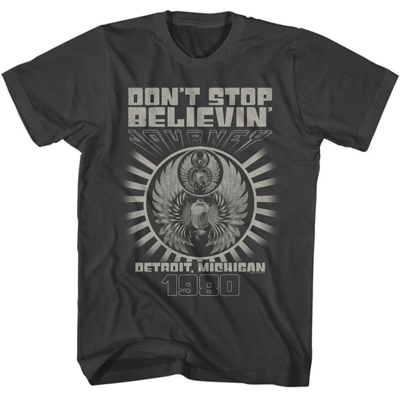 Journey Detroit Smoke Adult T-Shirt
