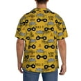 thumbnail image 3 of KLL Modern Truck Print Men's Shirt Short Sleeve Button Down Summer Cuba Beach Shirts- X-Large, 3 of 5