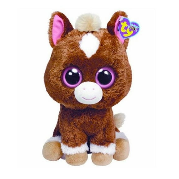 TY Beanie Boos - Dakota The Brown Horse (Glitter Eyes) Small 6" Plush