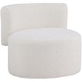 thumbnail image 1 of Meridian Furniture Como Cream Boucle Fabric Accent Chair, 1 of 7