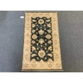 thumbnail image 4 of Charcoal Oushak 3X4 Handmade Wool Rug # 10548, 4 of 8