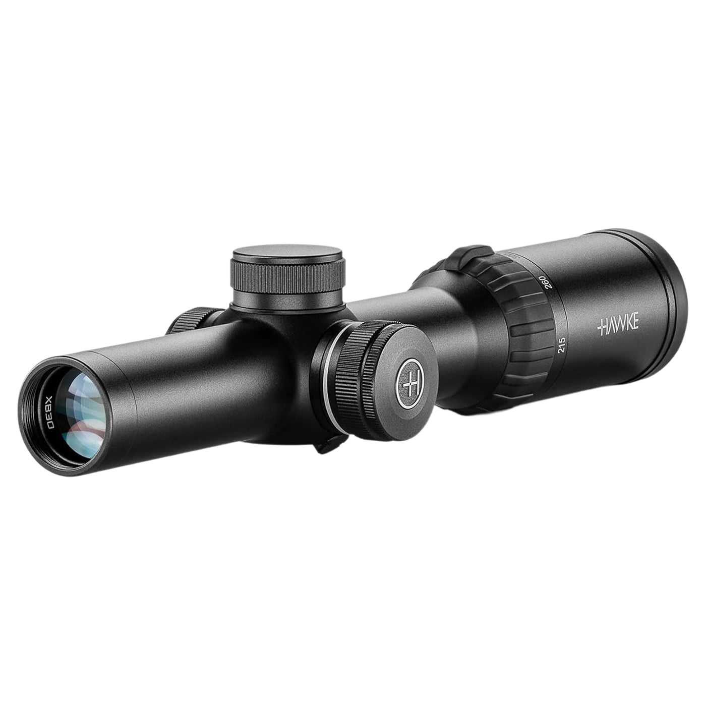 Hawke XB30 Pro 1-5x24mm Illuminated SR Reticle Crossbow Scope, Matte Black - 12230