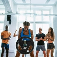 BalanceFrom Classic Cast Iron Weight Plates for Strength Training 1