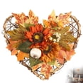 thumbnail image 4 of Advancent Colgador de puerta decorativo en forma de corazón, decoración de puerta delantera, letrero colgante de girasol de madera, decoración de puerta Decoración del hogar Advancent HA014099-00, 4 of 6