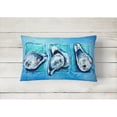 thumbnail image 2 of Carolines Treasures MW1110PW1216 Oysters Oyster + Oyster = Oysters Canvas Fabric Decorative Pillow 12H x16W multicolor, 2 of 3