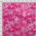 thumbnail image 4 of oneOone Velvet Fuschia Pink Fabric Tropical Abstract Craft Projects Decor Fabric Printed By The Yard 58 Inch Wide, 4 of 4