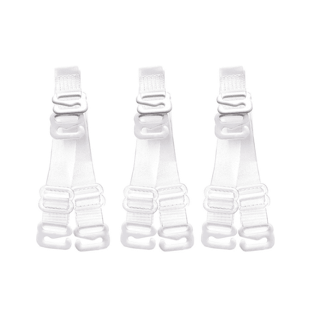 Clear Bra Straps, 3Pairs Invisible NonSlip Adjustable Bra Straps for Strapless Bra