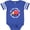 Football Blue and White, variant on Inktastic My Gigi Loves Me Valentine Truck Boys or Girls Baby Bodysuit