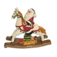 thumbnail image 2 of Adorno de caballo mecedor, decoración navideña, decoración de mesa tradicional hecha a mano, estatua de caballo para dormitorio, chimenea, mesa Con santa, 2 of 8