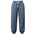 thumbnail image 4 of CQONEPT Women's High Waist Jogger Sweatpants Drawstring Loungewear Pant with Pockets Soft Cuffed Ankle Loose Casual Workout Pants, 4 of 6