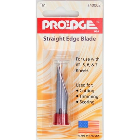 ProEdge 5 Pack Straight Edge Blades for use with #2, #5, #6, and #7 Knives