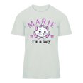 thumbnail image 2 of Pack de 2 Playeras para Niña, con Estampados de Marie y Frases Multicolor Talla 10, 2 of 7
