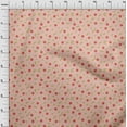 thumbnail image 3 of oneOone Viscose Chiffon Fabric Leaves & Apple Fruited Craft Fabric BTY 42 Inch Wide, 3 of 4