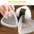 thumbnail image 2 of Sushi Mold Portable Multi Shape Rice Ball Non Ball Camping Travel Stick Mould DIY Sandwich Bento Kitchen Decoration Accessories for Camping Flower, 2 of 7