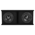 thumbnail image 2 of Skar Audio Caja de subwoofer ventilada dual de la serie SDR cargada de 8" y 1400 W | SDR-2X8D4, 2 of 5