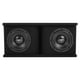 thumbnail image 2 of Skar Audio Caja de subwoofer ventilada dual de la serie SDR cargada de 8" y 1400 W | SDR-2X8D4, 2 of 5