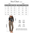 thumbnail image 7 of Anygrew 2 Packs Pajamas for Women Set Soft Long Sleeve Pj Loungewear Sleepwear, 7 of 7