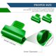 thumbnail image 2 of Greenhouse Clamps Film Row Cover Netting Tunnel Hoop Clip Frame Shading Net Rod Clip Greenhouse Film Clamps for Season Plant Extension Support Pipe Cl, 2 of 5