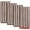 Brown, variant on Unique Bargains Striped Cotton Ultra Plush Quick Dry Hand Towels Brown 2pcs 29" x 13"