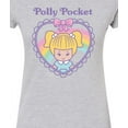 thumbnail image 3 of Polly Pocket - Polly Pocket Heart - Junior's Fitted Graphic T-Shirt, 3 of 5