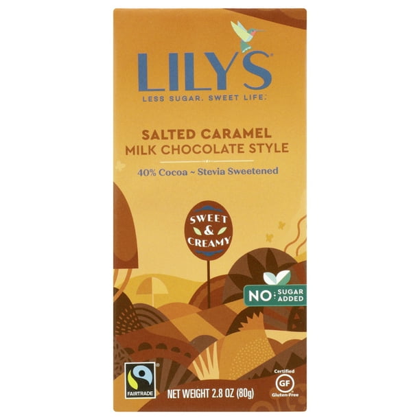 Lily'S Sweets Chocolate Bar Caramelized & Salted, 2.80 Oz