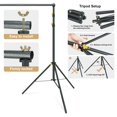 thumbnail image 3 of LINCO Lincostore Backdrop Support Stand Kit 10x6.5ft Adjustable Photography Studio Photo Background Support System with Carrying Bag for Green Screen Muslin, 4171, 3 of 7