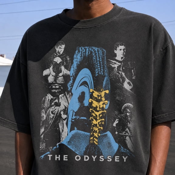 The Odyssey Movie Shirt, Epic Greek Mythology Graphic Tee, Odyssey 2026 Film Inspired Vintage T-Shirt, Ancient Greece Warrior Unisex Gift