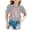 Grey, variant on YUEHUA Girls Tops Summer Girls' Children Crew Neck Short Sleeved Rainbow and Letter Patterned Casual Loose Fitting Short Sleeved T Shirt Top, Size 5-6 Years