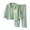 Light Green, variant on Mnyotv Girls Boys Pajamas Set Long Sleeve Trousers Suits Toddler Night Clothes Soft Comfotable Sleepwear for Kids Size 14-15 Years