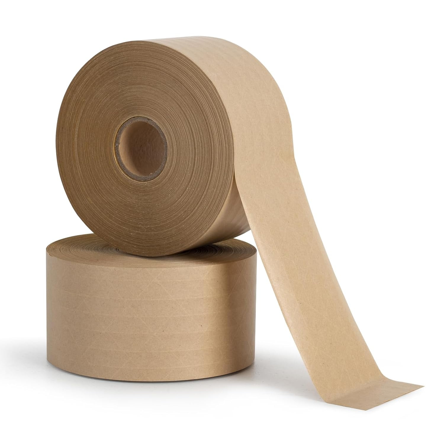 Water Activated Tape Fiber Reinforced Packing Tape 3”X 450 ft/roll (10 pack)