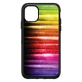 thumbnail image 1 of DistinctInk Custom SKIN / DECAL compatible with OtterBox Symmetry for iPhone 11 (6.1" Screen) - Rainbow Light Glowing Lines, 1 of 5