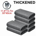 thumbnail image 1 of Thickened Magic Cleaning Cloth Microfiber Glass Clean Towel Reusable Washable Lint-free Cleaning Rags for Kitchen Glass Car Thickened 30x40cm 9PCS, 1 of 6
