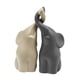 thumbnail image 2 of 2x esculturas de elefantes para parejas, figuritas decorativas, manualidades, estatuas de animales, adornos de mesa para estantería de dormitorio, 2 of 9