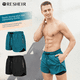 thumbnail image 4 of Pantalones de baño holgados para hombre, ropa de playa térmica antivergüenza, traje de baño de doble capa de nuevo estilo, 4 of 4