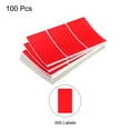 thumbnail image 3 of 300 Labels Colored Rectangle Stickers, Color Code Sticker, 4x2 Inch Self Adhesive Red, 3 of 5