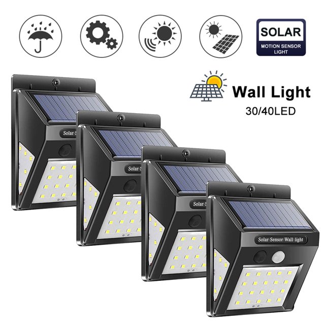 Outdoor Wall Light 30 LEDs Motion Sensor Light Wall Lamp for Garden Yard Decor