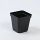 thumbnail image 3 of Base para maceta de plástico cuadrada negra para plantar plántulas cuadradas gruesas, 3 of 5