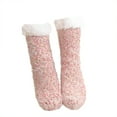 thumbnail image 4 of Nmnitkp Socks for Women Winter Home Warm With Thick Velvet Slippers Socks Orange,Free Size, 4 of 5