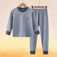 thumbnail image 2 of Paguaki Boy Kids Fall Pajamas Big Boys Girls Pajamas Set Kids PJs Cotton Warm Fleece Lined Sleepwear Fall Winter Homewear, 2 of 4