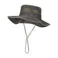 thumbnail image 2 of SDNall Fishing Hat Temperament Ventilate Versatile Warmth Solid Color Drawstring Fisherman Hat, 2 of 9