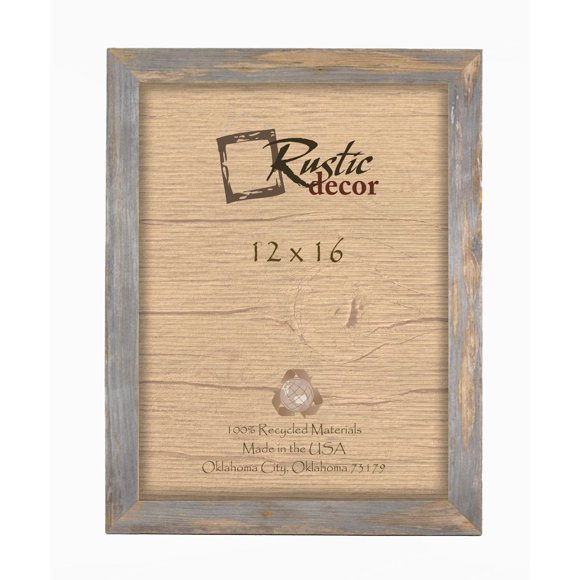 12x16-1.25" Standard Reclaimed Rustic Barnwood Wall Frame