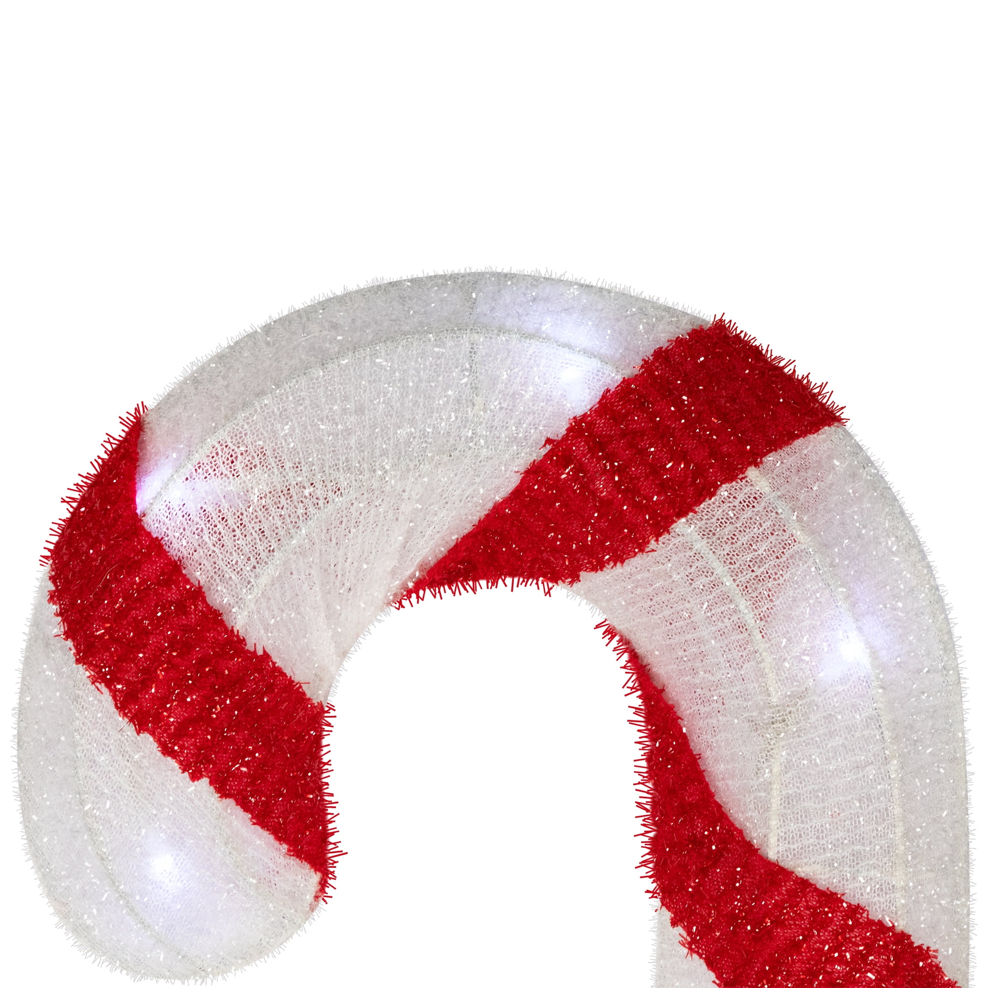 Lighted Candy Cane Christmas Pathway Lawn Stakes - 20" - Set of 3