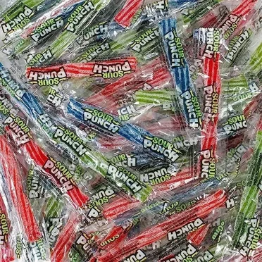 Sour Punch Twists Straws Assorted Flavors Bulk & Delicious Candy (2 Pounds) Sale