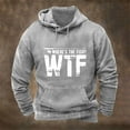 thumbnail image 2 of Hoodies for Men Funny Letter Print Hooded Sweatshirts Lightweight Hoodie Spring Fall Long Sleeve Fleece Lined Tops Casual Pullover with Pockets Hood Sweater Hoody Jackets, 2 of 3