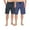 Black/Grey/White - Blue/Burgundy, variant on Ashford & Brooks Mens Woven 2 Pack Sleep Shorts Jam for Male