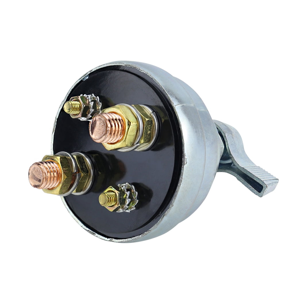 BQBQERT Battery Power Isolator Switches 300A Aluminium Housing Battery Disconnect Switches Automotive Battery Isolator Simple to